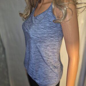 Gap Fit stylish T-Top with athletic cut, Blue and grey blend in size XS  NWT